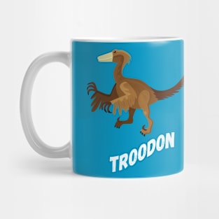 Fun Troodon Dinosaur Design Mug